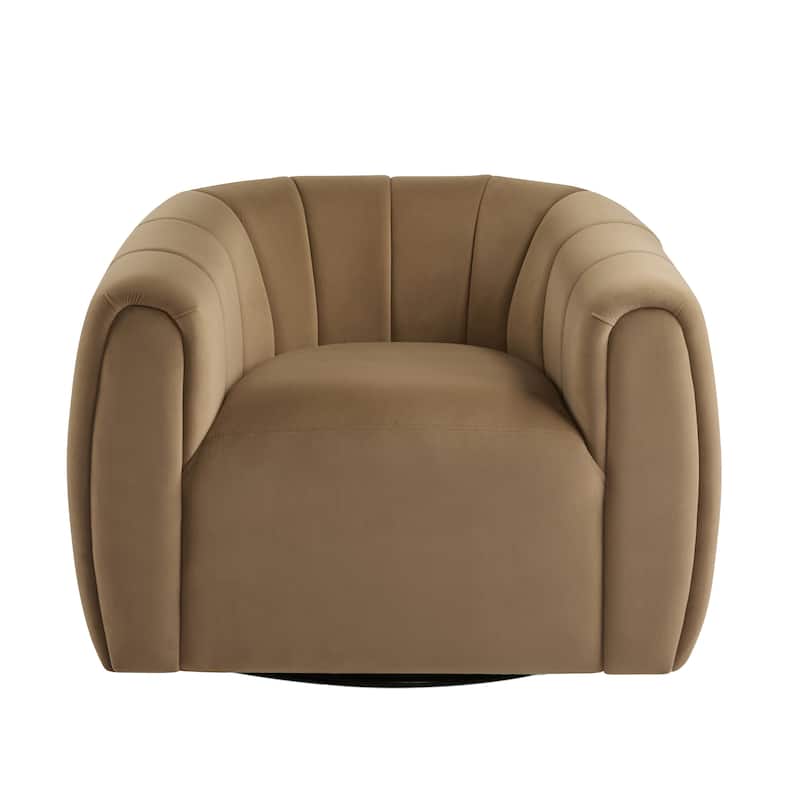 Monroe Indoor Modern Swivel Club Chair by Christopher Knight Home