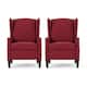 Option Deep Red + Dark Brown