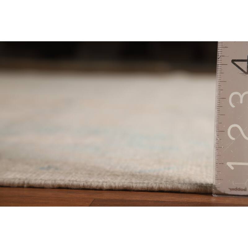 Vegetable Dye Oriental Oushak Turkish Area Rug Handmade Wool Carpet - 9'6"x 12'6"