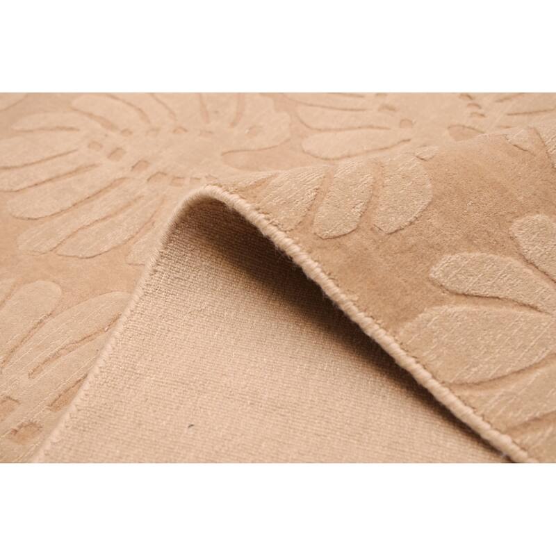 ECARPETGALLERY Hand Loomed Kashkuli Gabbeh Beige Wool Rug - 9'8 x 10'7