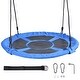 preview thumbnail 1 of 7, Yescom 40" Saucer Tree Swing with Adjustable Straps for Kids Outdoor Playground Yard - One-size Web Swing - One-size - Teens
