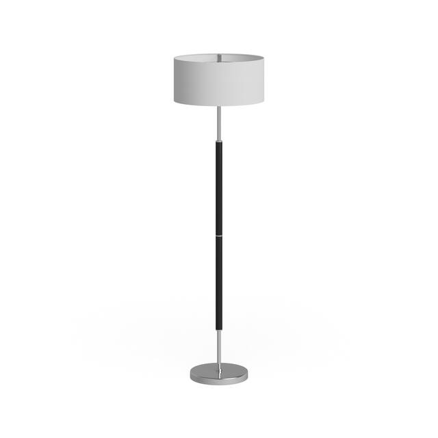 Silver Orchid Gotho Pedestal Contemporary Floor Lamp