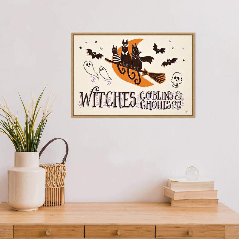 Amanti Art Spooktacular I Framed Canvas Wall Art