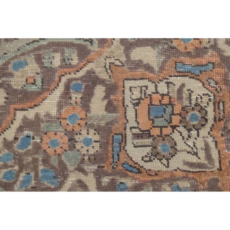 Tabriz Persian Vintage Area Rug Handmade Wool Carpet - 7'8"x 11'2"