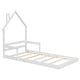 preview thumbnail 13 of 15, Twin House-Shaped Headboard Floor Bed with Handrails ,Slats