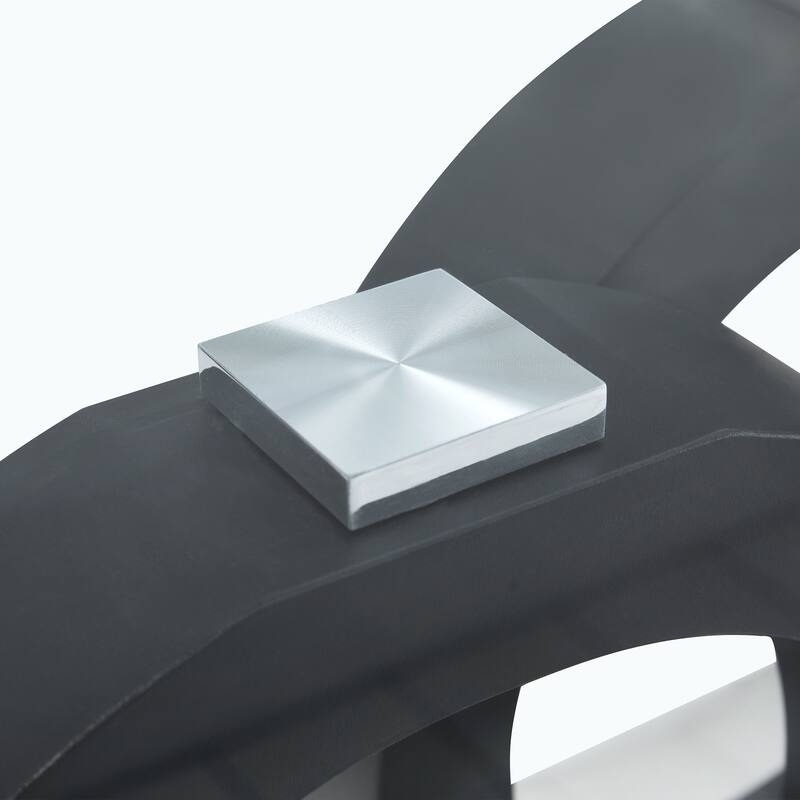 Modern Style Glass Top Mdf Coffee Table With Base