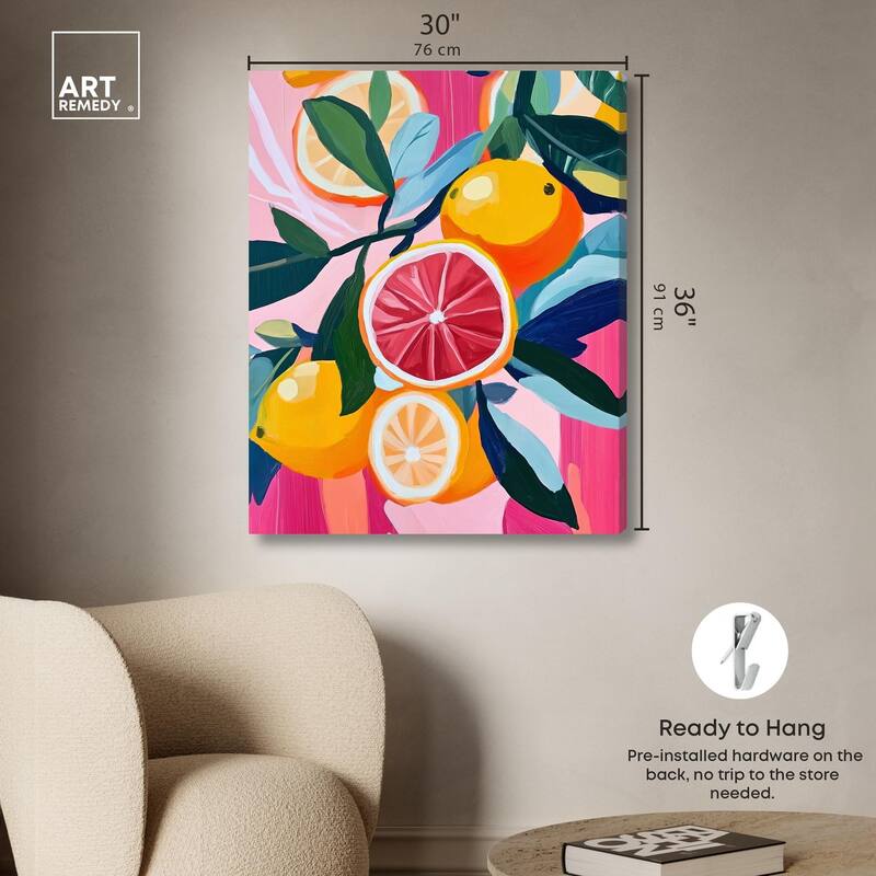 Juicy Paradox I Canvas by Art Remedy, Gallery Wrapped