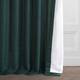 Exclusive Fabrics Italian Faux Linen Curtain (1 Panel)