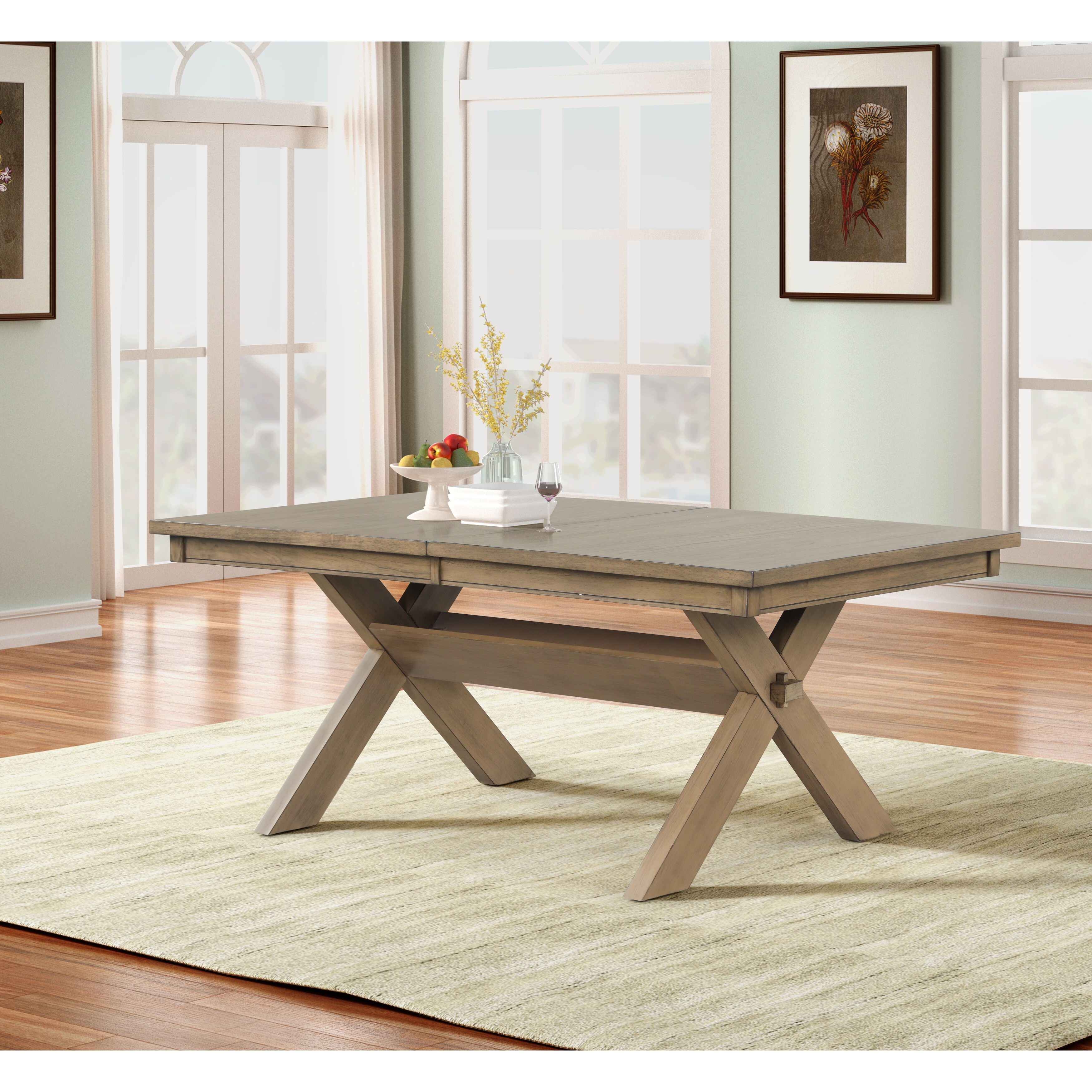 Pine dining table and online 4 chairs