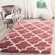 preview thumbnail 2 of 99, SAFAVIEH Montreal Shag Sadia 2-inch Thick Rug 4' x 6' - Rose/Ivory - Rectangle