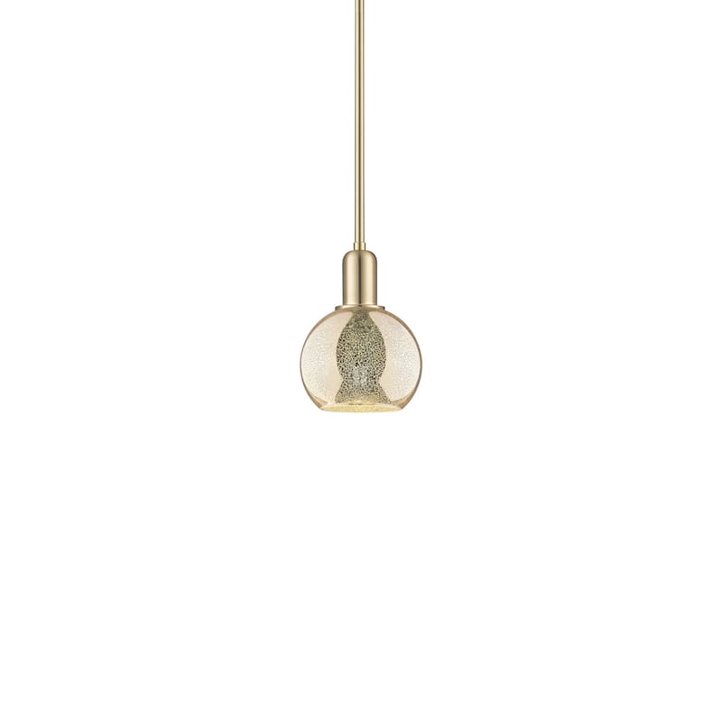 Innovations Lighting 716-1S-9-6 Athens Pendant Athens 6" Wide Mini - Champagne Bronze / Mercury
