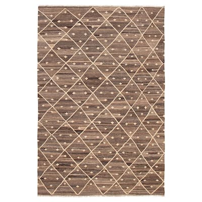 Sivas Brown Kilim 6'8" x 10'0" - 6'8 x 10'0