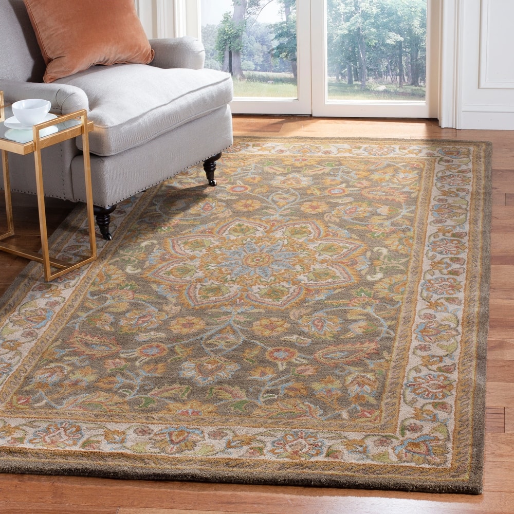 SAFAVIEH Heritage Tracie Hand-tufted Wool Oriental Area Rug