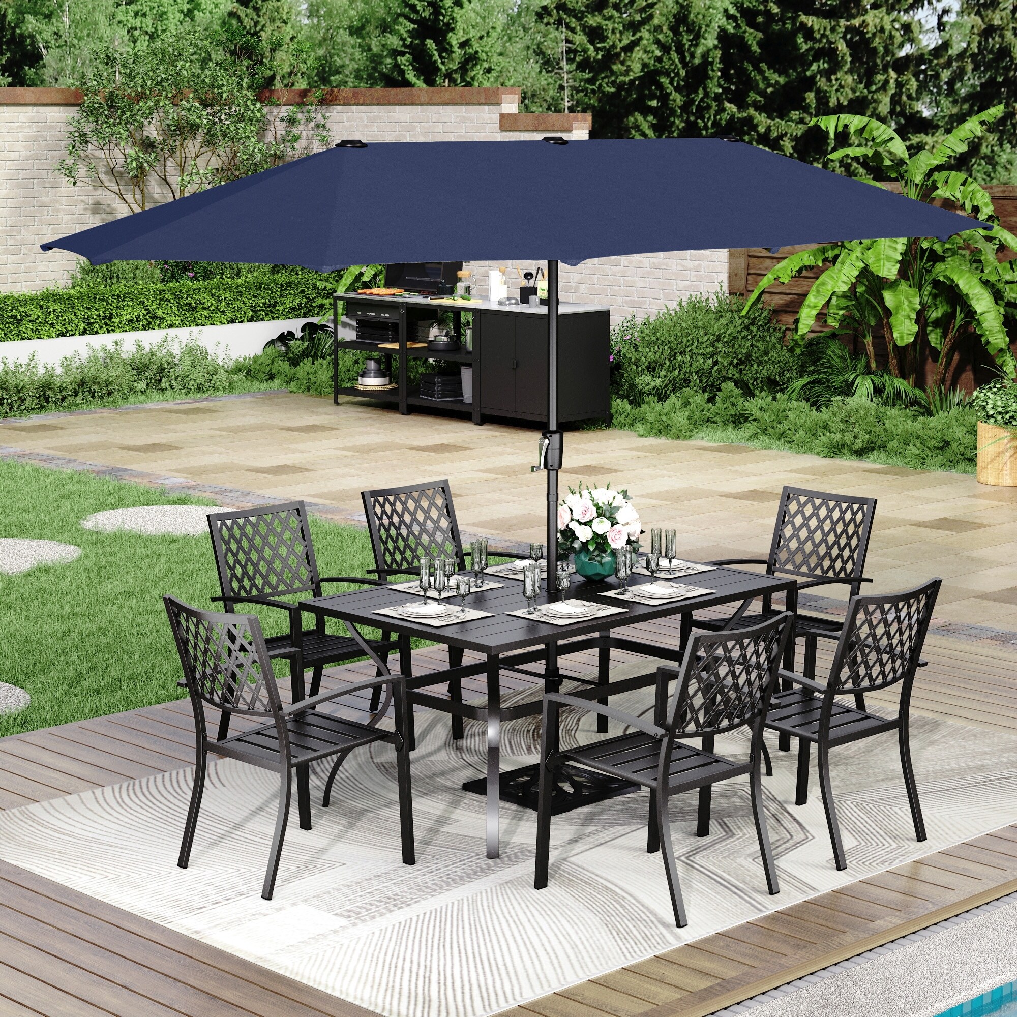 Umbrella Hole Outdoor Dining Sets Bed Bath Beyond