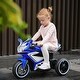 preview thumbnail 22 of 36, 6V Ride-On Motorcycle for Kids with MP3 Music Player, Headlights, and LED Wheels