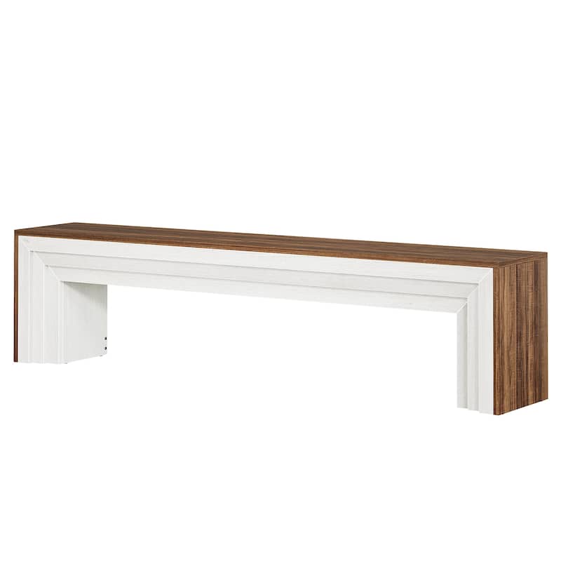 71" Extra Long Entryway Bench, Shoe Bench Seating for Hallway, End of Bed, Living Room, Sofa Back, Dining Room