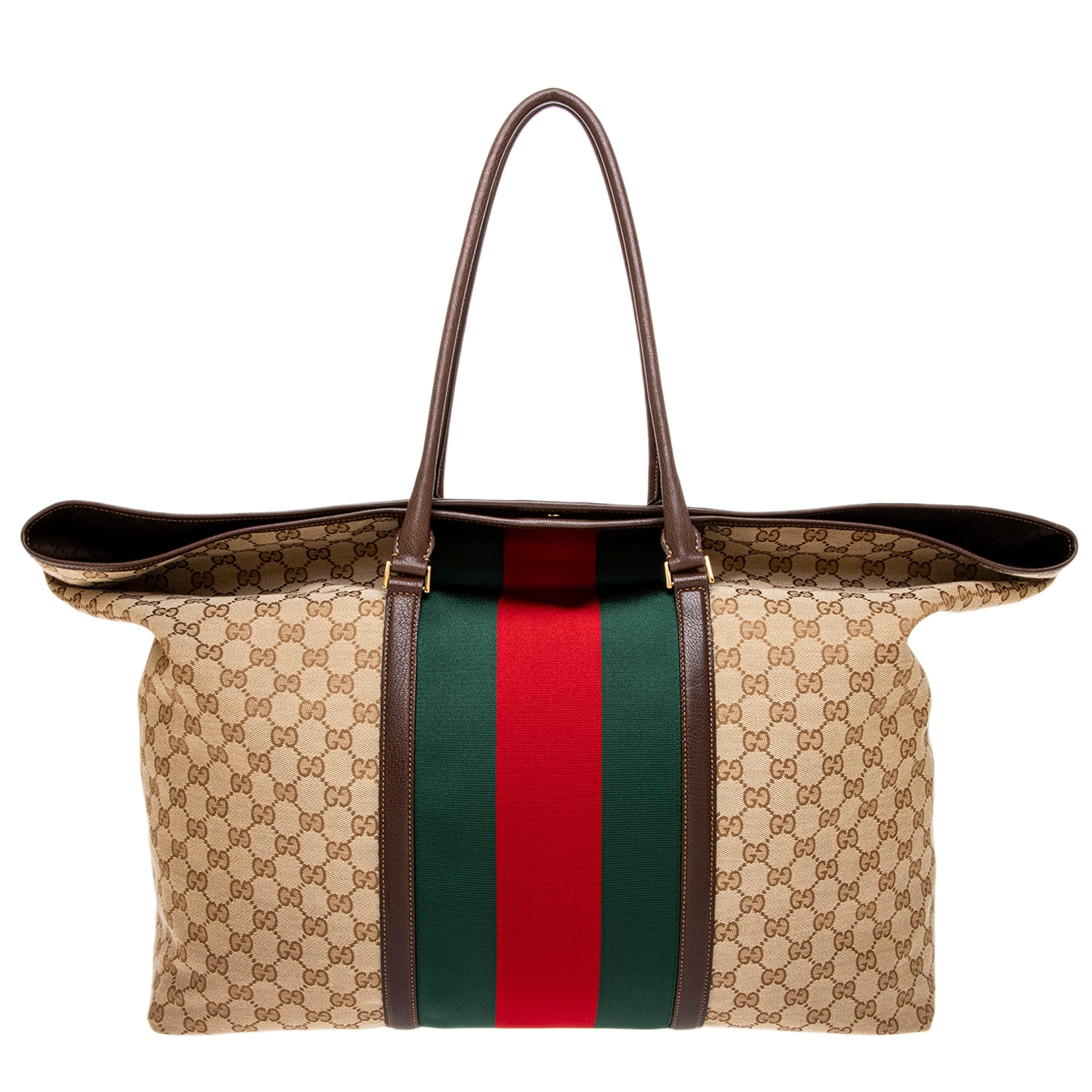 Gucci GG Duffle Bag with Web