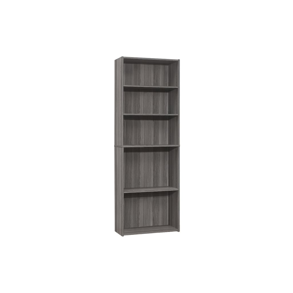 Bookshelf, Bookcase, 6 Tier, 72"h, Office, Bedroom, Laminate, Transitional