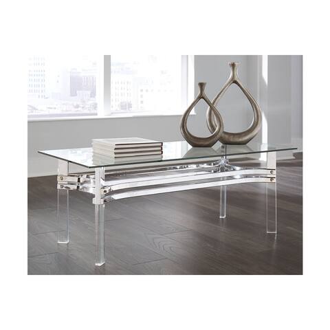 Ashley Furniture Braddoni Rectangular Cocktail Table-T420-1 Rectangular Cocktail Table - 47.0 In. W X 18.0 In. H X 23.0 In. D