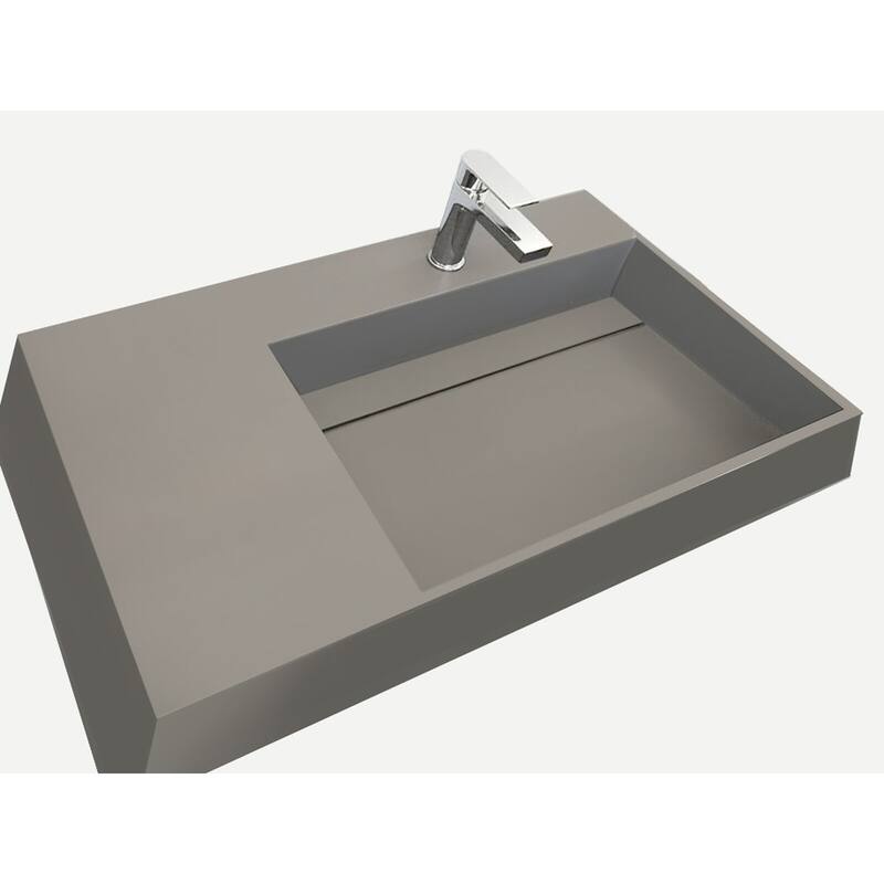Amelia 36" - 72" Solid Surface Bathroom Vanity Top