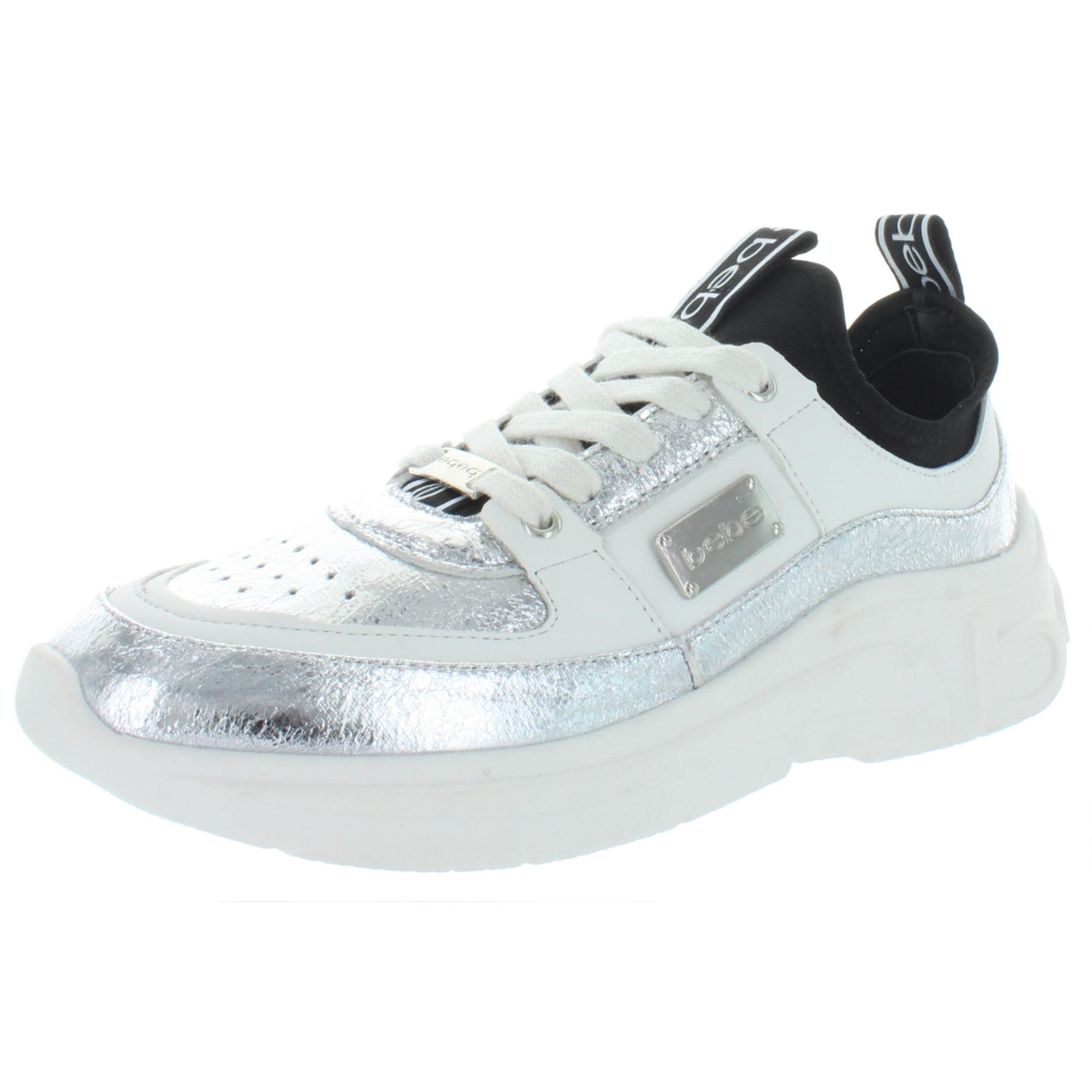 bebe white shoes
