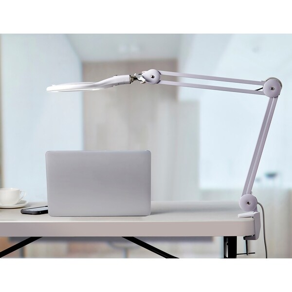 led magnifying table lamp