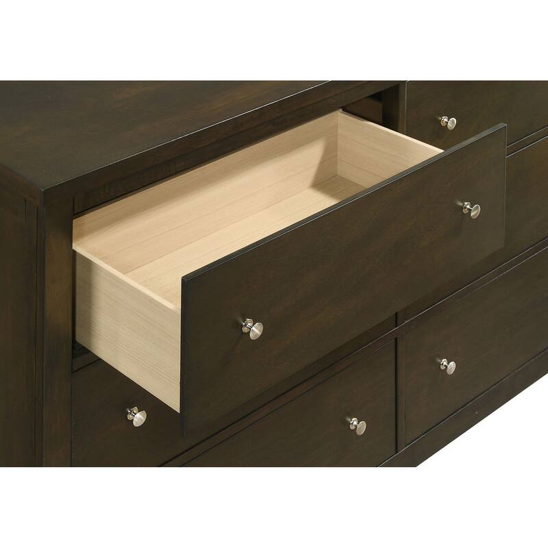 Clement Dark Cocoa 6-drawer Dresser Cabinet