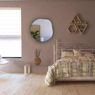 MOON Decorative Irregular Wall Mirror - 36 Inches