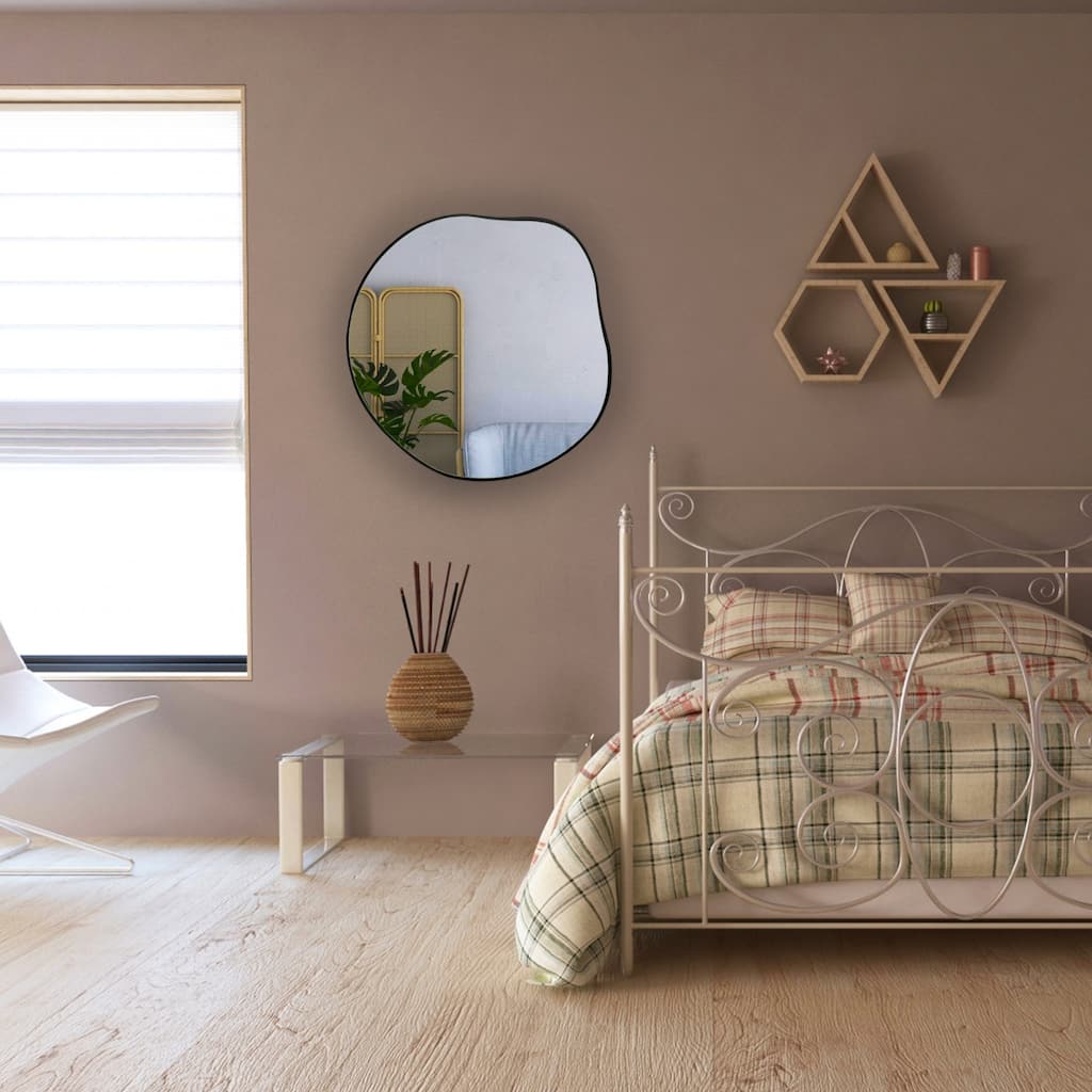 MOON Decorative Irregular Wall Mirror - 36 Inches