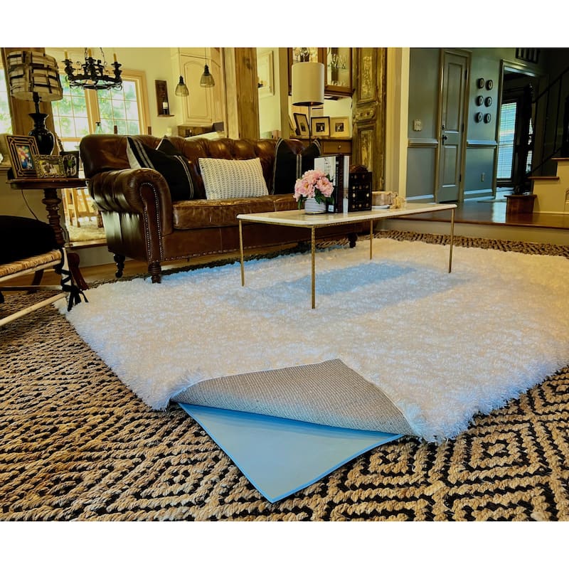 Prata Rug Pad - Bashful Blue 4x4 - 4' X 4'