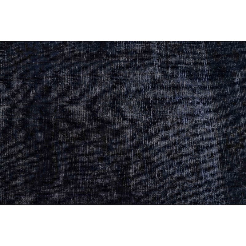 ECARPETGALLERY Hand-knotted Color Transition Dark Navy Wool Rug - 9'10 x 12'4