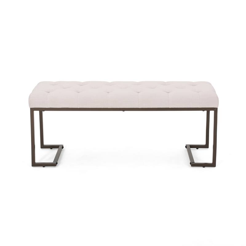 Galileo Modern Fabric Bench by Christopher Knight Home