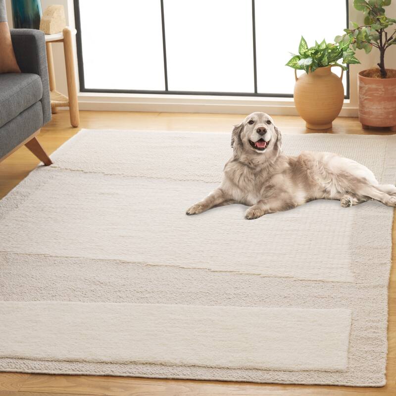 SAFAVIEH Hand-Woven Vermont Deeann Transitional Wool Rug