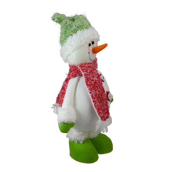 plush standing snowman