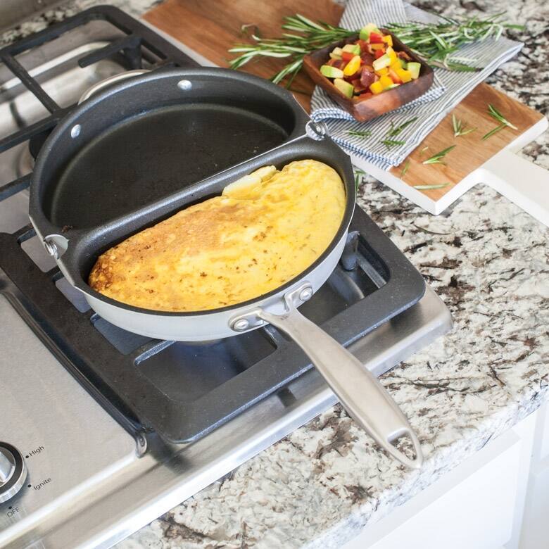 Nordic Ware Italian Frittata and Omelet Pan- Gray