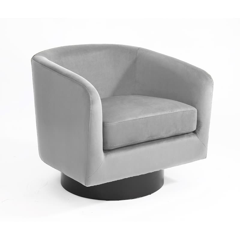 2 Set Modern Upholstered Swivel 360 Degree Accent Chair
