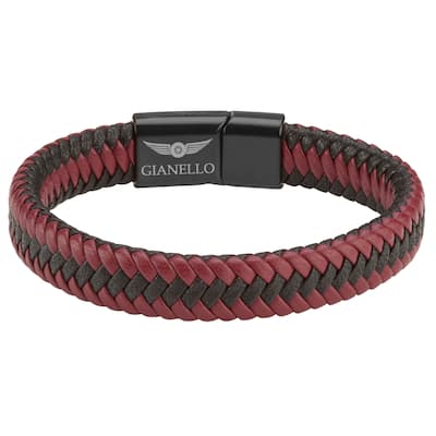 Gianello Trento Handmade Men's Spiral Strap Bracelet