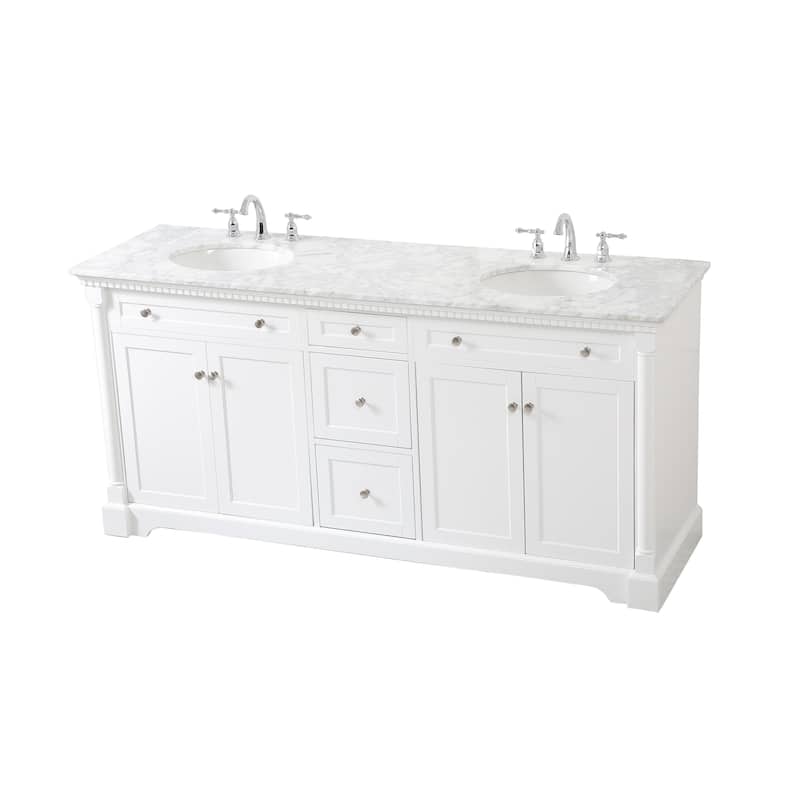 Petal 60 - 72 Inch Double Bathroom Vanity