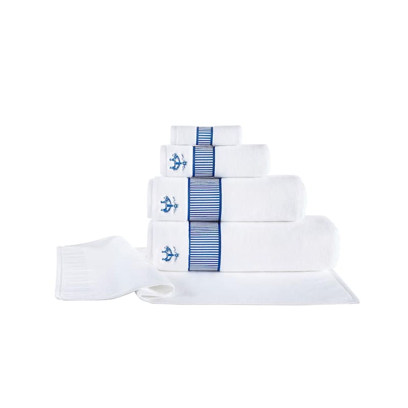 Brooks Brothers Fancy Border Bath Towel