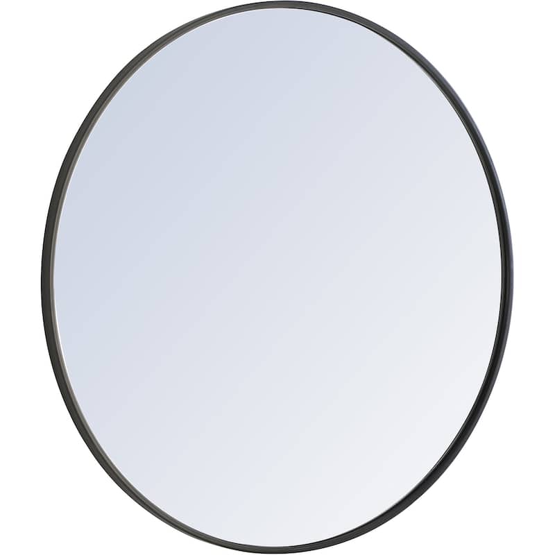 Elegant Lighting Eternity 32" Diameter Circular Metal Framed Wall