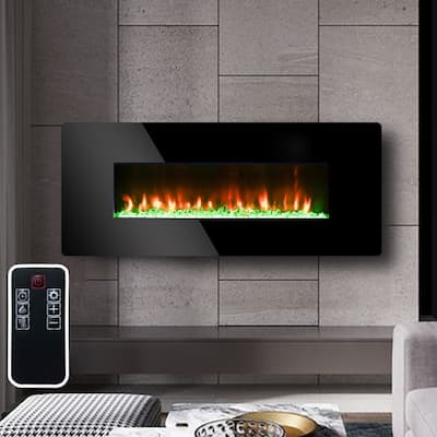 Indoor Wall-mounted FreeStanding Dual Use Electric Fireplace