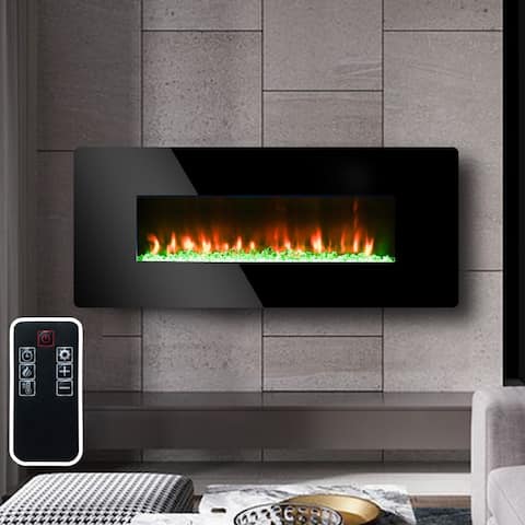 Indoor Wall-mounted FreeStanding Dual Use Electric Fireplace