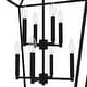 preview thumbnail 12 of 10, Hunter Laurel Ridge 23" 8-Light Lantern Pendant - Entry - Candle, Modern Farmhouse, Contemporary, Transitional