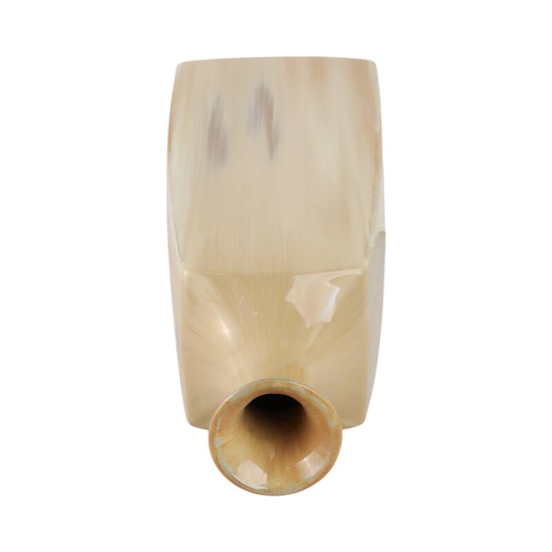 Stoneware Vase Sleek Decorative Contemporary Casual Home Style