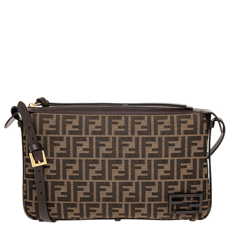 Fendi Simply FF Shoulder Bag - Brown