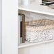 preview thumbnail 8 of 7, Modern Home Office Desk with 6-Tier Storage Shelves, 47" Writing Table with Bookshelf