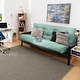 preview thumbnail 92 of 153, Porch & Den Owsley Queen-size 8-inch Tufted Futon Mattress Ice Mint - Queen