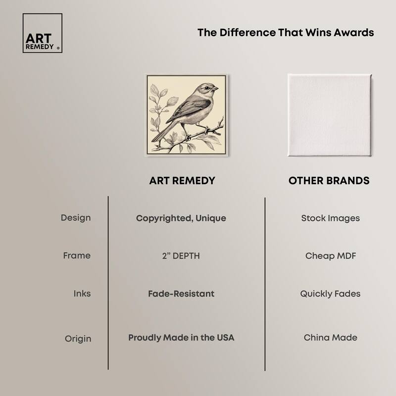 Bird's Gaze Canvas by Art Remedy