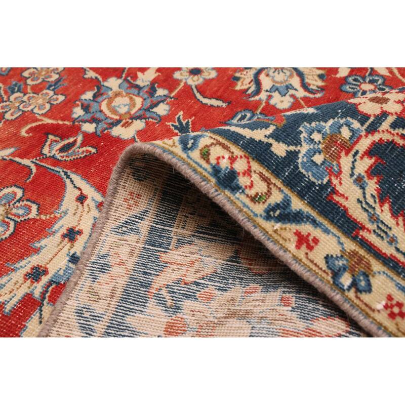 ECARPETGALLERY Hand-knotted Antalya Vintage Red Wool Rug - 8'4 x 11'10