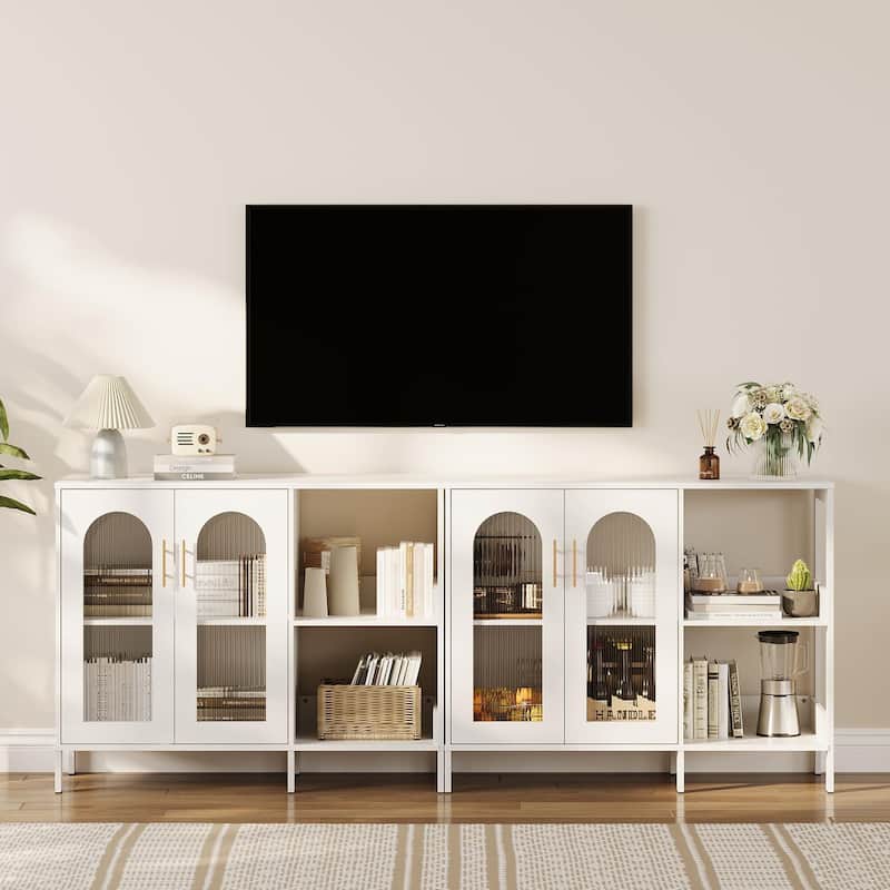 Sideboard Buffet Cabinet with Storage 39.4''